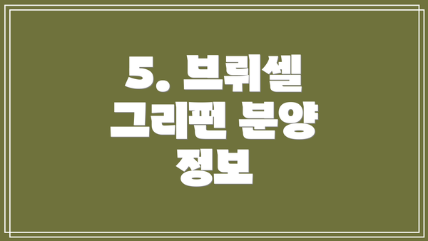 5. 브뤼셀 그리펀 분양 정보
