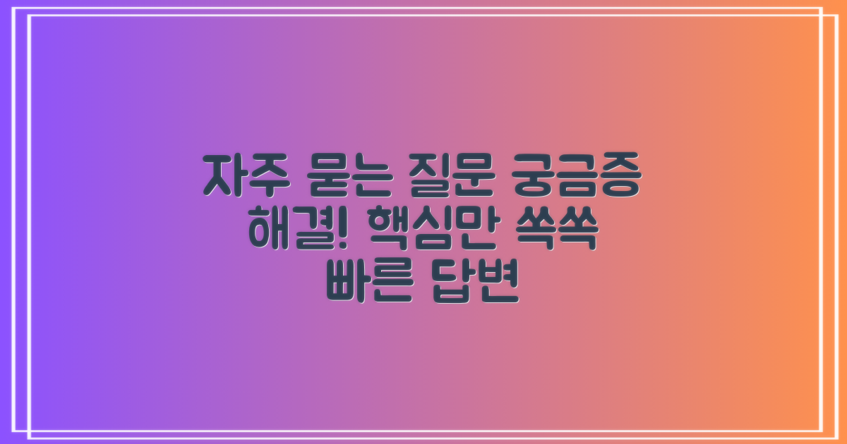 자주 묻는 질문