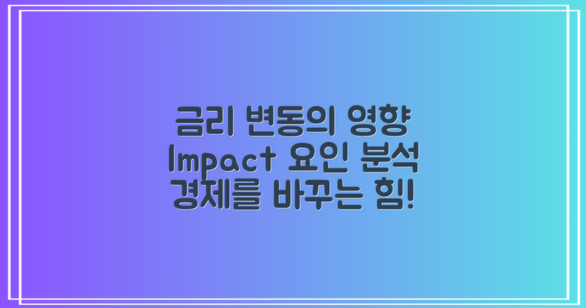 금리 변동의 영향 요인