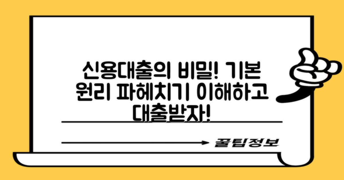 신용대출의 기본 원리는?
