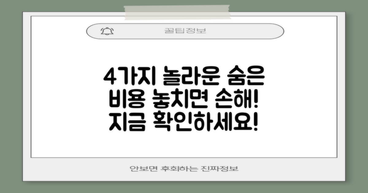 4가지 숨은 비용