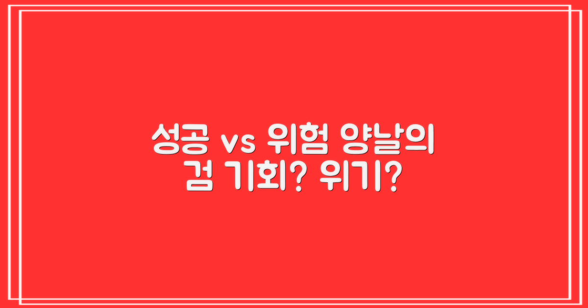성공 vs 위험: 양날의 검